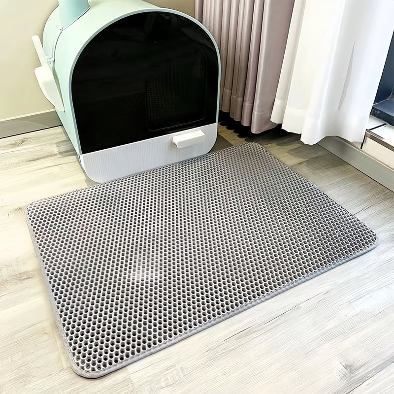 Tapete Coletor de Areia para Gatos – Piso Limpo, Sem Estresse!
